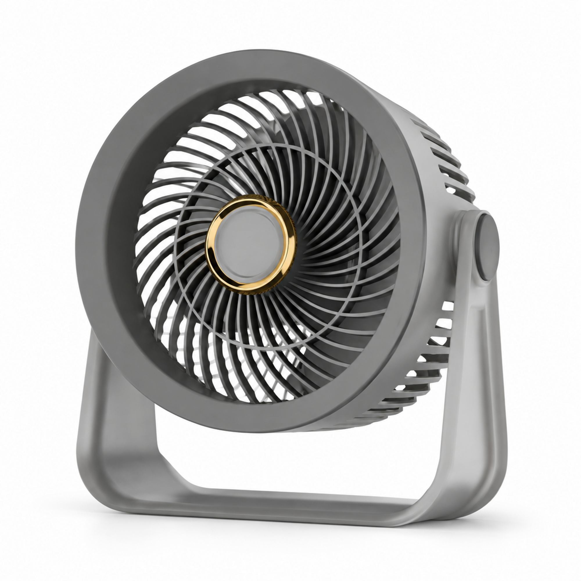 Rechargeable Multifunctional Desktop Fan 3-Speed Adjustable, 90° Rotation, Quiet Air Circulation