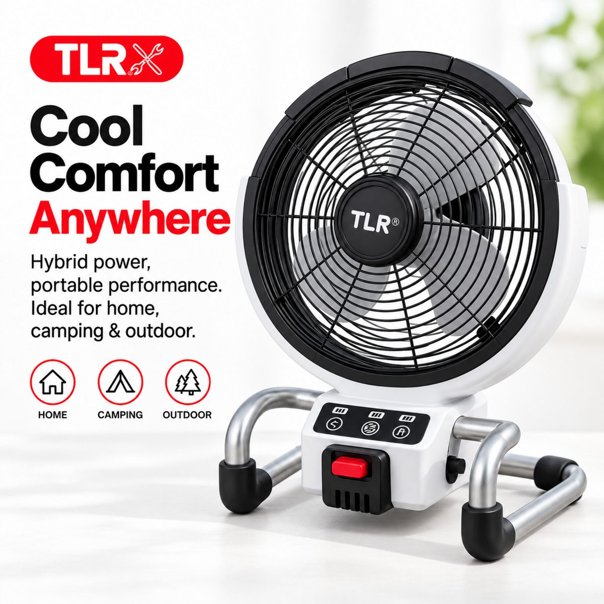 Turbo Airmaxx 40cm Cooling Fan - High Performance Portable Fan