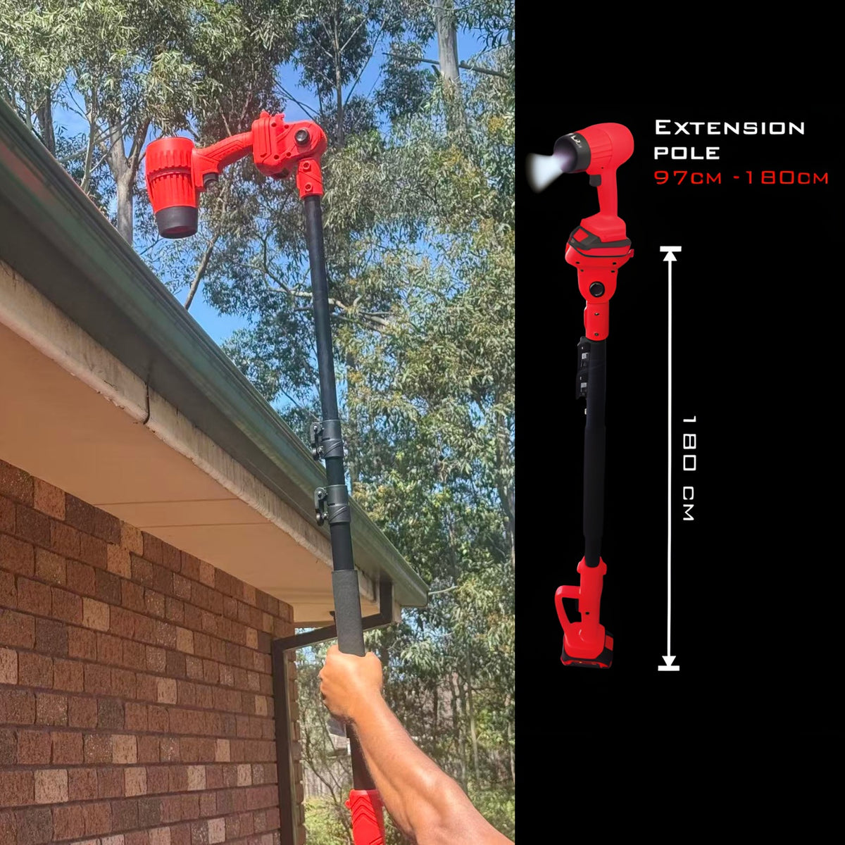 TLRX TURBO BLOWMAXX with Extension Pole(COMBO) – Lightweight, Powerful & Efficient
